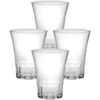 Duralex 4 verres Amalfi Cl, Verres, Transparent