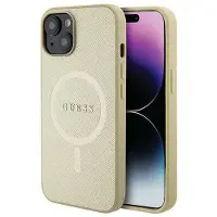 GUESS Guhmp15mpsahmcb Iphone 15 Plus14 Plus 6.7 Saffiano Phone Case Clair