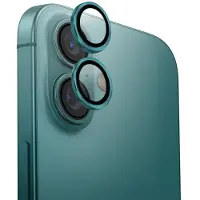 Uniq Optix Aluminium Lens Protector iPhone 16 6.1" / 16 Plus 6.7" emerald szkło na obiektyw a (Apple iPhone 16, Apple iPhone 16 Plus), Téléphone portable : film de protection, Vert