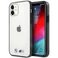 BMW Étui BMHCP12SMBTOK iPhone 12 mini 5,4" transparent hardcase Sandblast (Apple iPhone 12 mini), Coque pour téléphone portable, Transparent