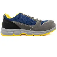 Diadora Utility Chaussure de travail Run Text Low S1P Src Esd Gris Castle Blue