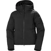 Helly Hansen - Veste de ski isolée et imperméable en Primaloft® - W Nora Short Puffy Jacket Black - Taille S - Noir