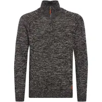 Blend Pull-over 'Danovan' marron / gris argenté / rouge / noir chiné
