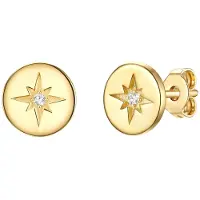 Lulu & Jane Boucles d'oreilles or / argent