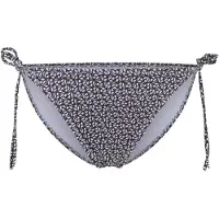 Pepe Jeans pour femme. PLB10487 Bas de bikini imprimé noir (M), Beachwear, Polyester