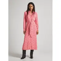 Pepe Jeans Robe BROOKE femmes - Rouge - EU XS