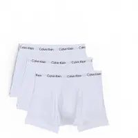 Calvin Klein 0000u2662g Trunk Boxers 3 Units Blanc XS Homme