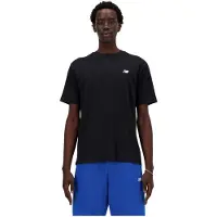 New Balance T-Shirt 'Essentials' noir / blanc