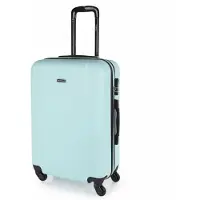 Itaca unisex. 71160-11 71160 Valise de voyage rigide turquoise -65x44x24cm (OSFA), Casuel, ABS/Polycarbonate