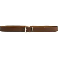 Gant pour homme. 9940157 Ceinture en cuir marron avec logo (105 cm), Casuel, Classique