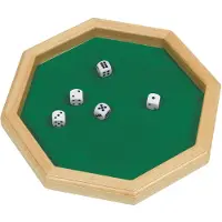 Goki Piste de dés - - Octogonale - Vert - Pour Enfant - 1 joueur ou plus - 25 min