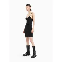 Armani Exchange 6dya71_yjeaz Sleeveless Dress Noir L Femme