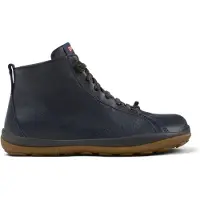 Camper pour homme. K300287-029 Peu Pista Leather Ankle Boots navy (40), Cuir, Plat, Fermeture éclair, Casuel, Marine