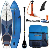 STX Kit de planche de paddle gonflable Cruiser 10.4, comprenant la planche, le paddle, la pompe et la sacoche