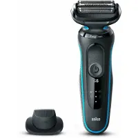 Braun Series 5 51-M1200s Rasoir à grille Tondeuse Noir, Bleu