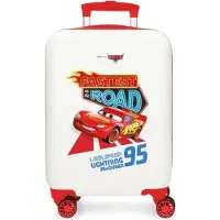 Disney unisex pour enfant. 4641363 Valise cabine Cars Good mood rigide 50 cm blanc (OSFA), Casuel, ABS/Polycarbonate, mode enfantine