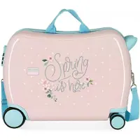 Roll Road unisex pour enfant. 4089841 Valise pour enfants 2 roues multidirectionnelle Spring est ici rose (OSFA), Casuel, ABS/Polycarbonate,