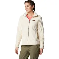 Columbia Fire Side Ii Sherpa Full Zip Fleece Blanc XS Femme