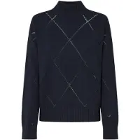 Pepe Jeans pour femme. PL702215 Pull Idris Perkins marine (S), Casuel, Coton, Durable
