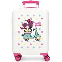 Hello Kitty unisex pour enfant. 4231322 Valise cabine Hello Kitty Girl gang 50 cm blanc (OSFA), ABS/Polycarbonate, mode enfantine