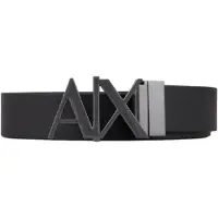 Armani Exchange Ceinture marron / noir / argent