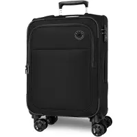Joumma Bags MOVOM Atlanta noir, valise de voyage en textile, 56x37x20cm, 34L, 5318621 (petit)