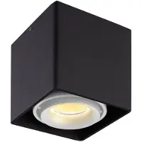 HOFTRONIC™ - Spot en Saillie Esto inclinable IP20 Noir excl. GU10