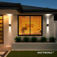 HOFTRONIC™ - Applique murale LED Dax 5W IP65 Dimmable Noir up & down