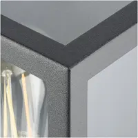 HOFTRONIC™ - Applique murale LED Stella E27 Max. 60W IP44 Noir détecteur de mouvement