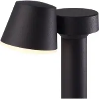 HOFTRONIC™ - Lampe LED sur pied 6W 300lm 3000K IP54 Noir 80cm Inclinable