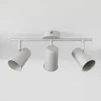 HOFTRONIC™ - Plafonnier LED Riga 3 lampes inclinable GU10 blanc IP20