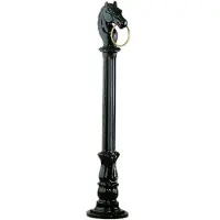 Ks Verlichting Poteau de stationnement Horse HP2 noir