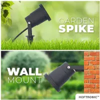 HOFTRONIC™ - Spots à piquet LED jardin 3x4W 345lm 6500K Noir IP65 inclinable