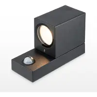 HOFTRONIC™ - Applique murale Marion PIR GU10 Max. 7W IP65 Noir