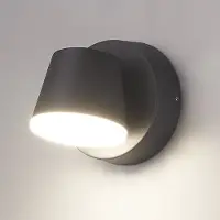 HOFTRONIC™ - Applique murale LED 6W 300 lm 3000K IP54 Noir Dimmable Inclinable