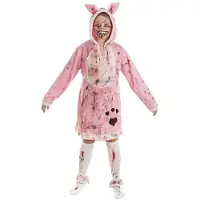 Creaciones Llopis Déguisement Fille Maquillage Zombie Cochon Pour Halloween