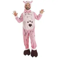 Creaciones Llopis Costume Fille Zombie Cochon + Maquillage Halloween