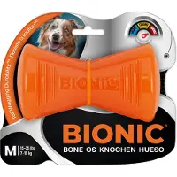 Bionic Os à mâcher taille M : 15 x 5,3 x 13 cm Jouet pour chien