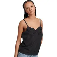 Superdry Studios Upspec Cami Sleeveless Blouse Noir S Femme