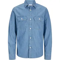 Jack & Jones Chemise 'JJETravis' bleu denim