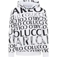 Carlo colucci Sweat-shirt 'Dipauli' gris / gris clair / noir / blanc