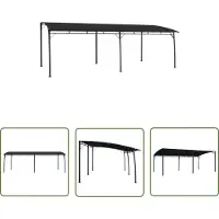 The Living Store – Pare-soleil de jardin 6 x 3 x 2,55 m, anthracite