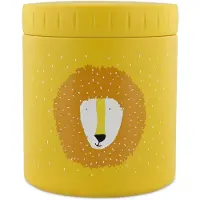 Trixie Lunchpot isolé 500 ml - Mr. Lion - Récipient isotherme en acier inoxydable jaune