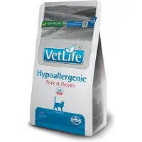 Farmina VetLife Hypoallergenic Adult Pork Potato 1,5 kg - porc & pomme de terre nourriture diététique pour chats destiné à réduire les intolérances aux ingrédients
