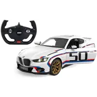 Jamara BMW 3.0 CSL 1:14 blanc 2,4GHz Porte manuelle