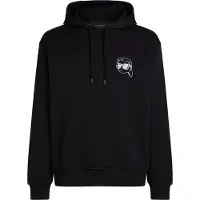 Karl Lagerfeld Sweat-shirt 'IKON' noir / blanc
