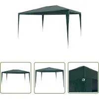 The Living Store Tente de réception 3x4 m PE Vert
