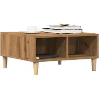 vidaXL Table basse Artisan-Chêne 60x60x30 cm Bois composite