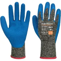 Portwest - Gants anti coupures de niveau D Aramide latex HR