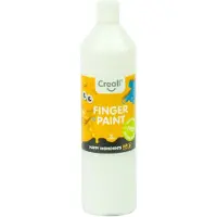 Creall Peinture au doigt Creall blanche sans conservateur, 750ml
